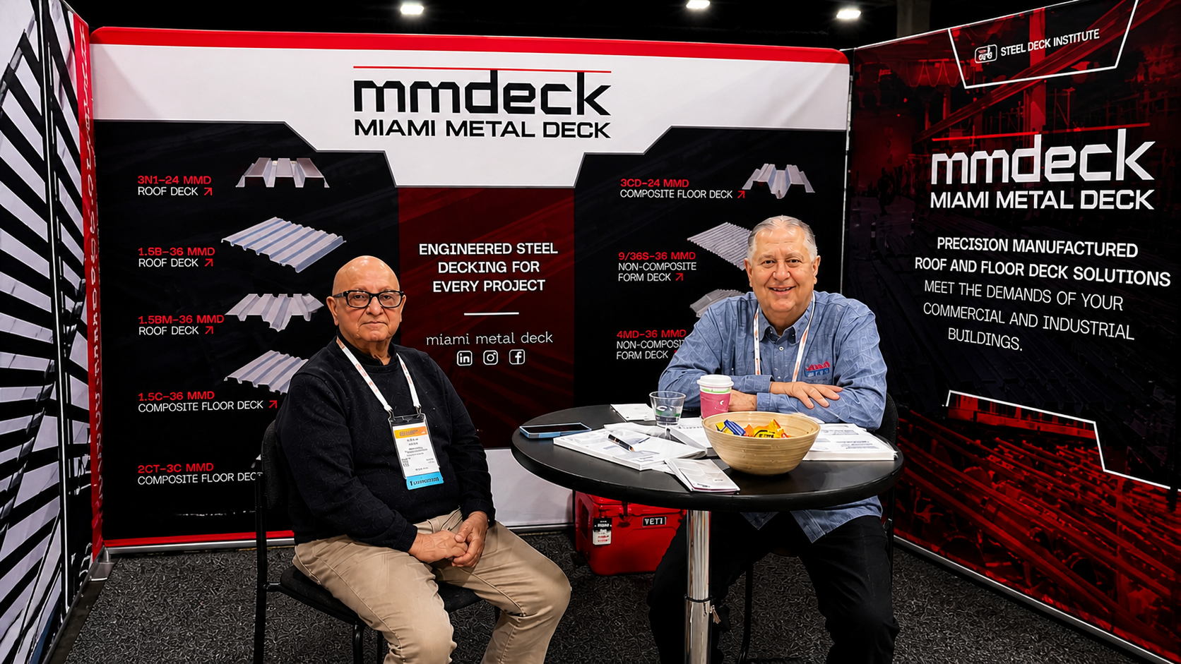 Miami Metal Deck team at Booth #548